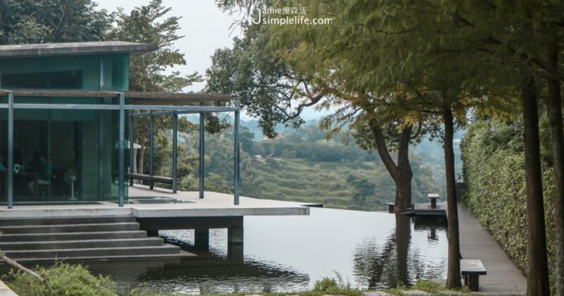 仙境般存在，新竹峨眉「二泉湖畔咖啡」有舒心湖畔景色，安心旅宿環境