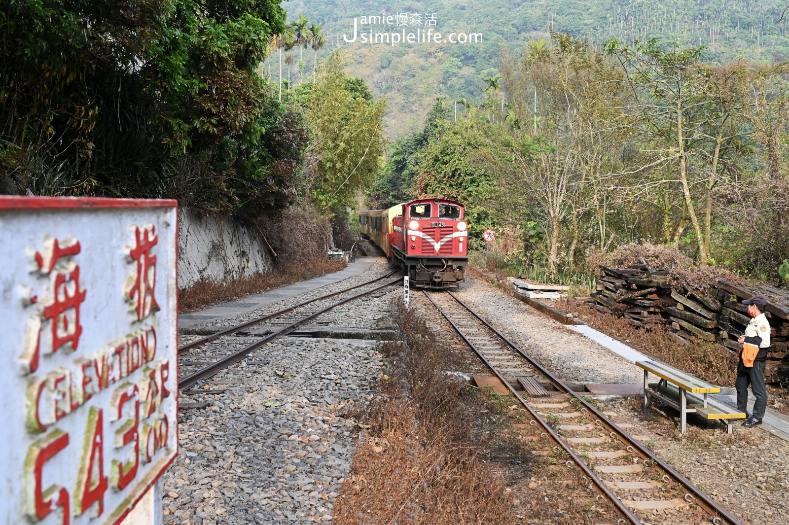 前進嘉義，世界文化遺產「阿里山森林鐵路」 海拔543公尺樟腦寮車站