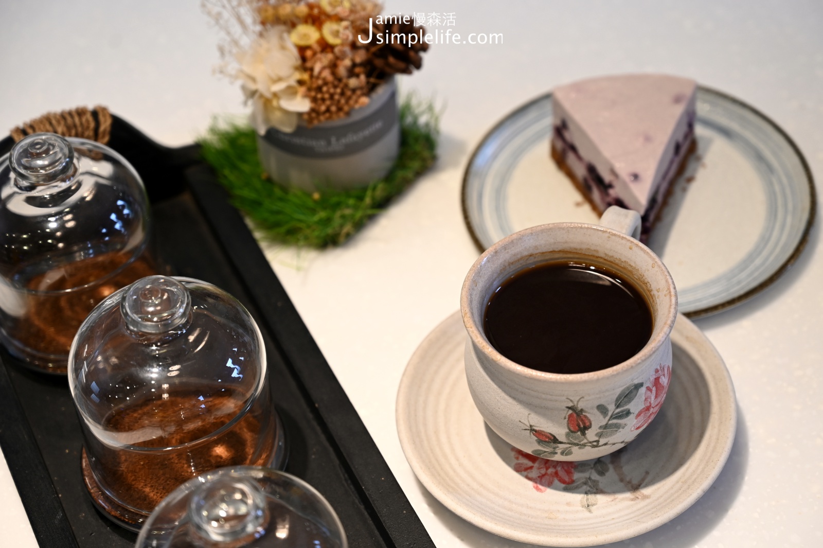 苗栗南庄花園喝咖啡也體驗手作 老屋六號咖啡館 咖啡蛋糕
