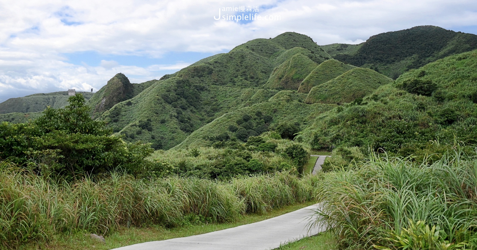 新北最美瑞雙公路102縣道，燦光寮古道、登頂草山風景