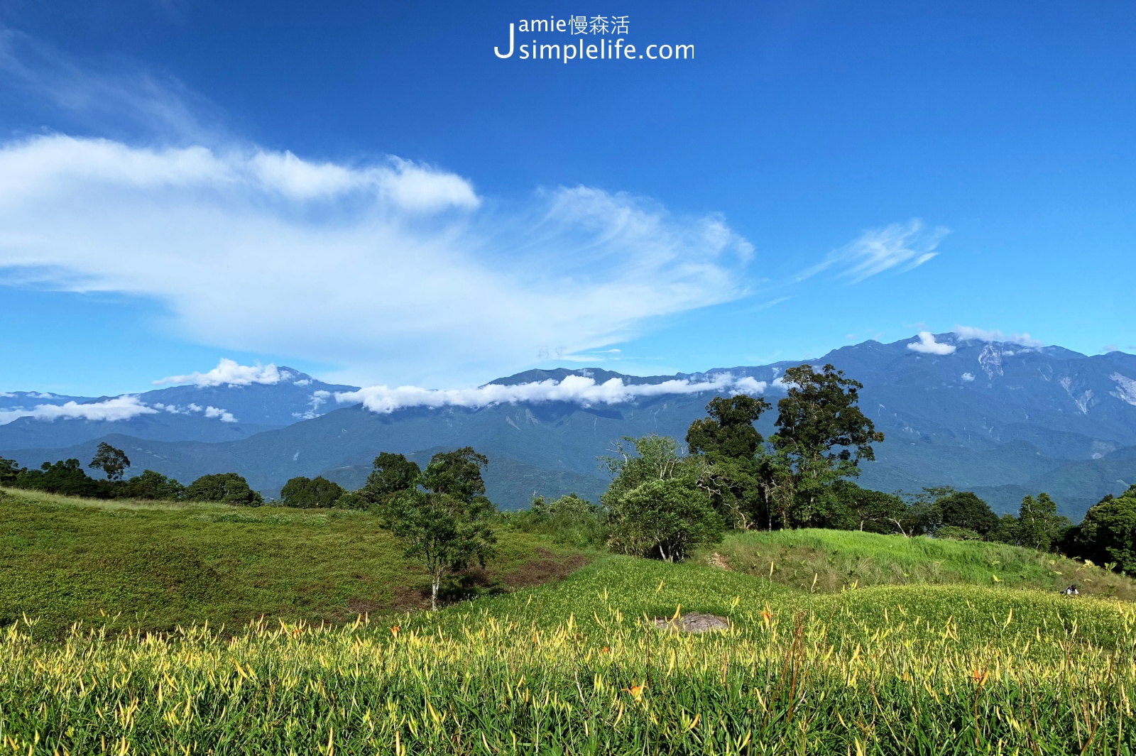 花蓮玉里赤柯山 三顆巨石風景