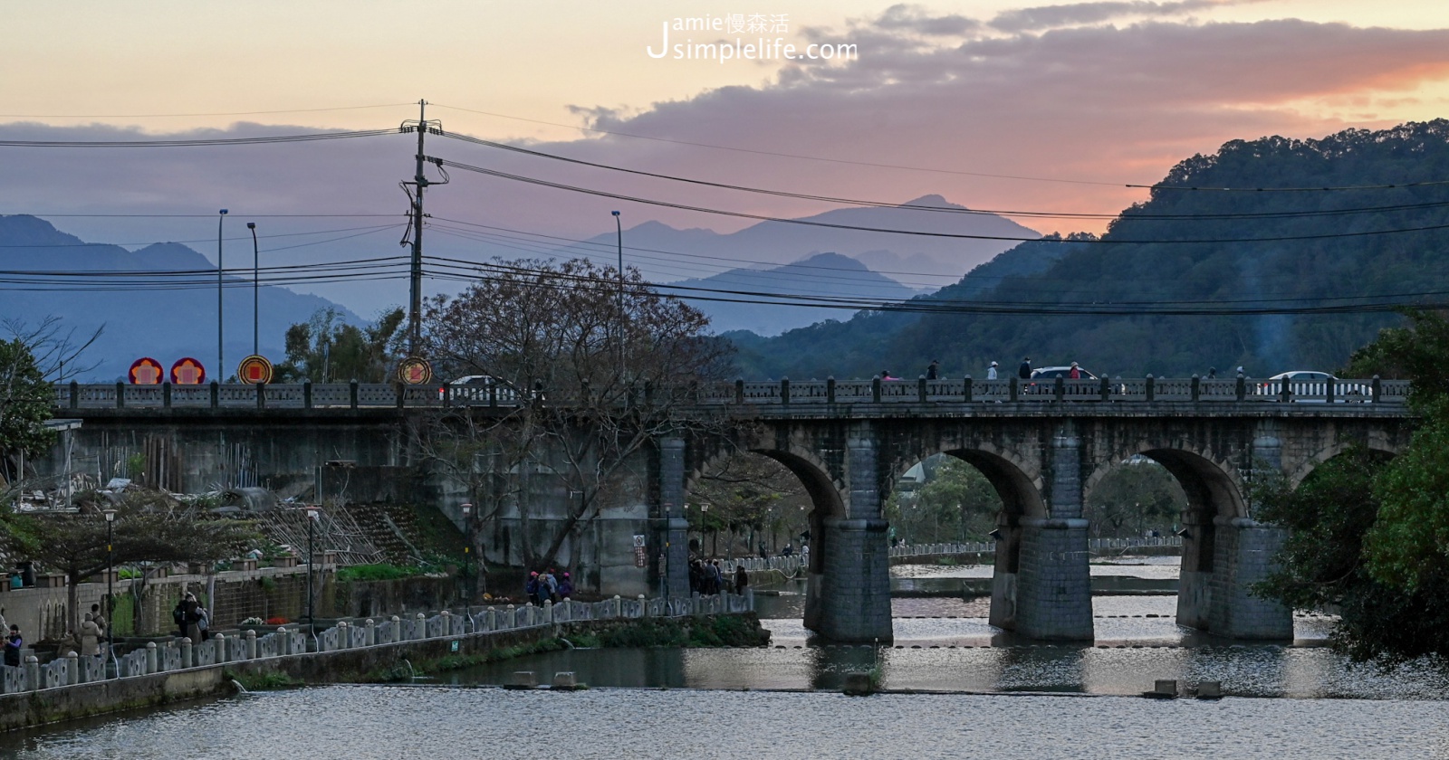 新竹關西鎮 牛欄河親水公園 東安古橋