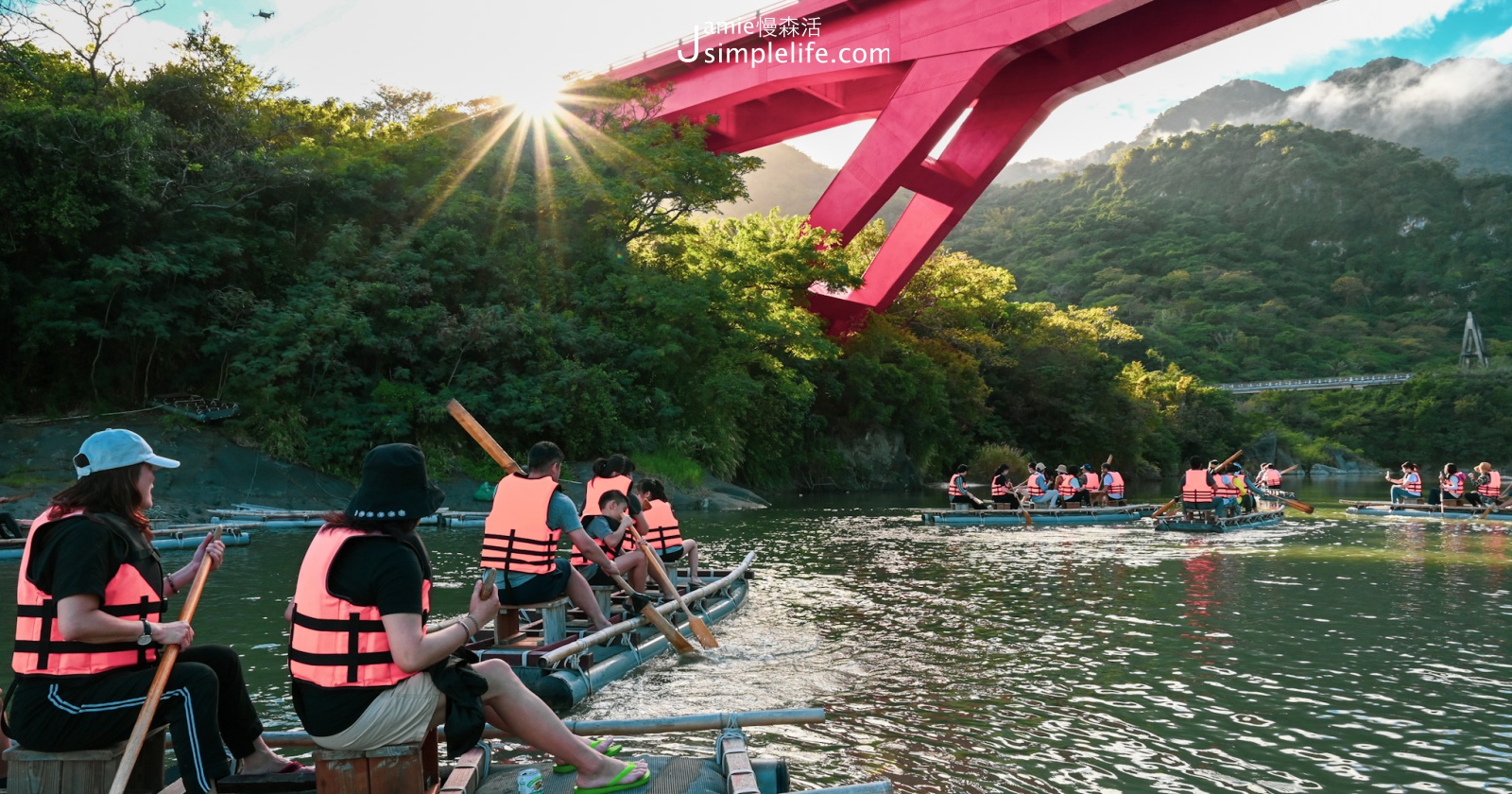 台東東河鄉景點：東河部落屋體驗划竹筏、麻繩編織，夜晚阿美族風味餐料理