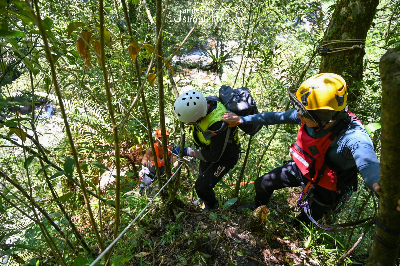 宜蘭松羅國家步道體驗垂降