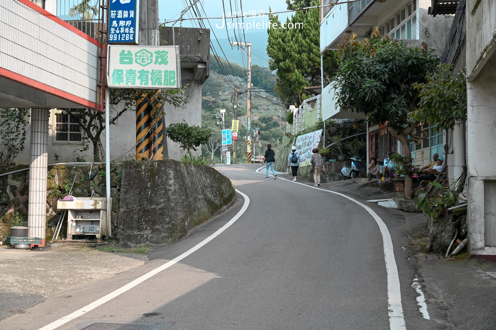 苗栗大湖鄉馬那邦山間道路