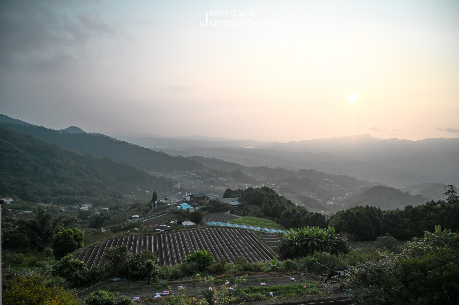 苗栗大湖鄉 馬那邦山景色