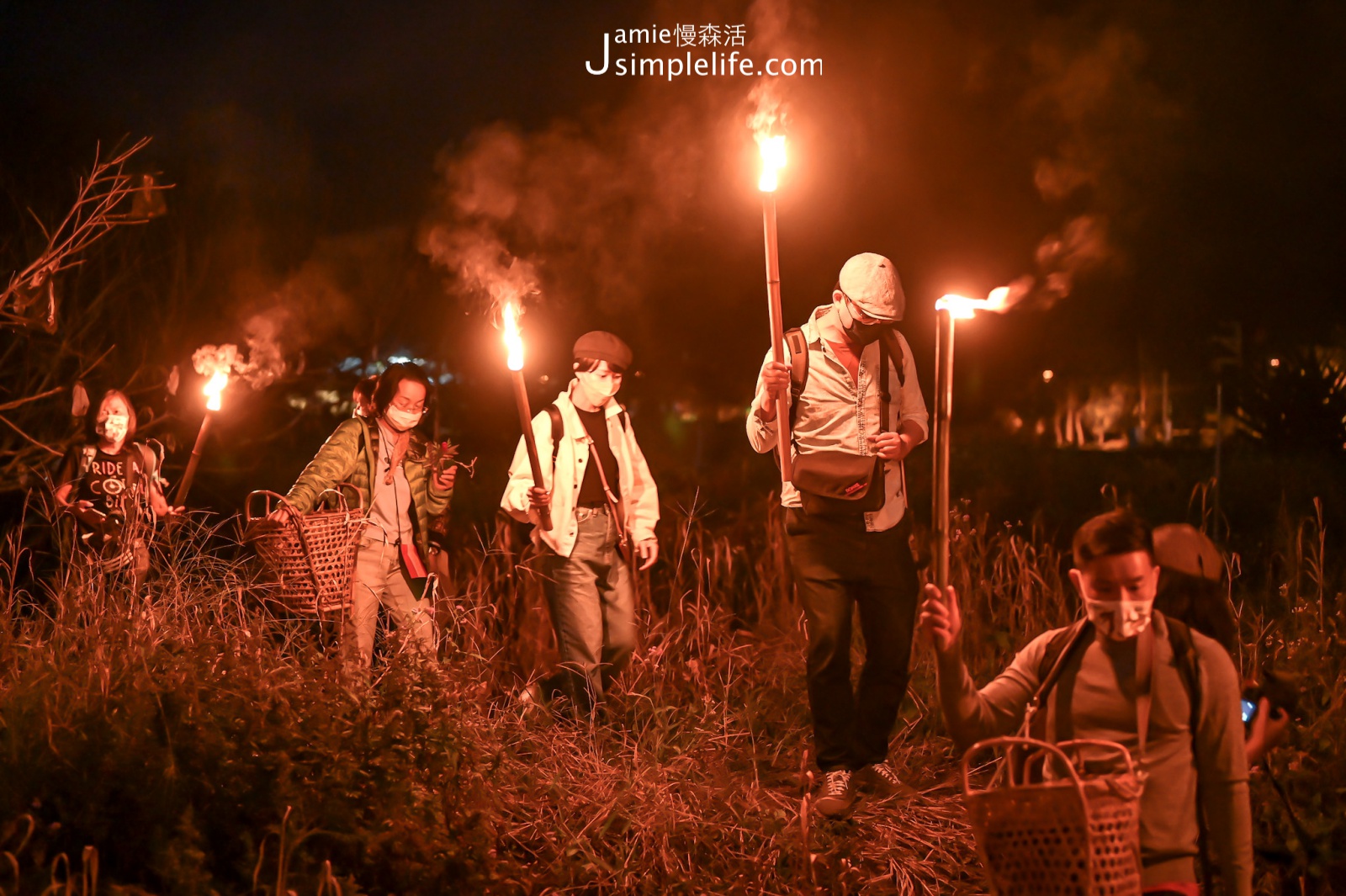 台東海端鄉 崁頂部落「月光下小米鞦韆餐桌」點燃竹火把走獵徑