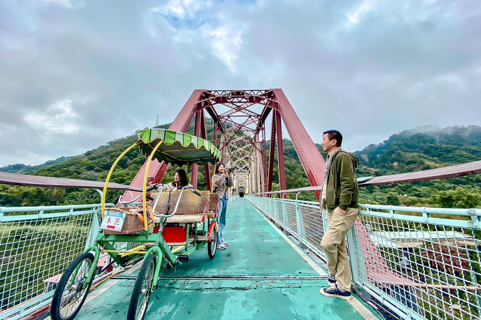 台中后里鐵馬道 花樑鋼橋