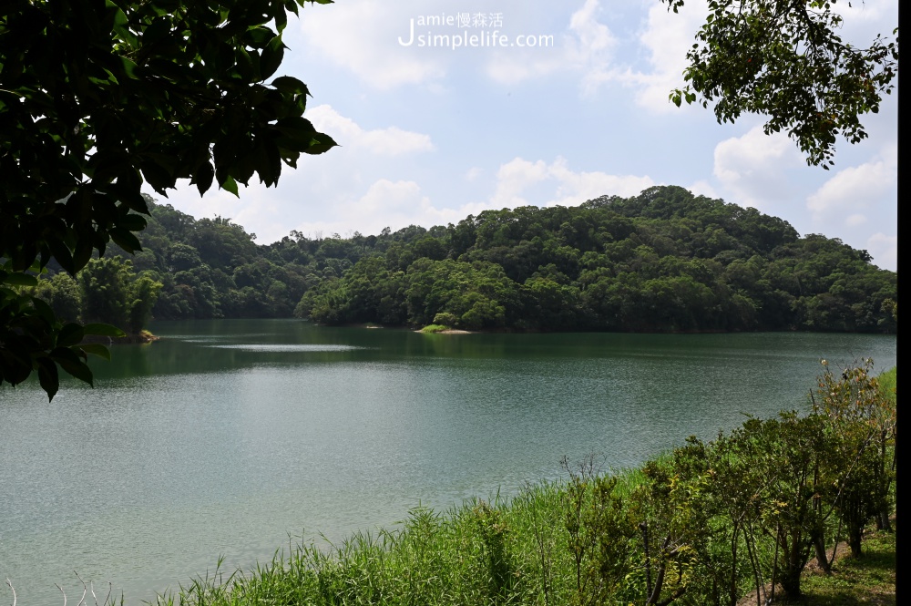 沙湖壢咖啡館一旁湖景