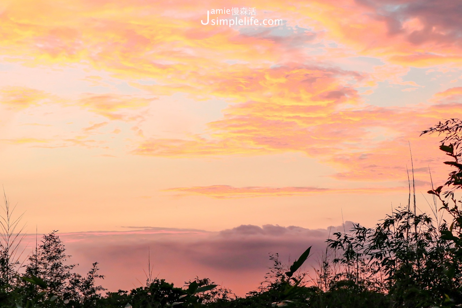 台北木柵 貓空夕陽景色