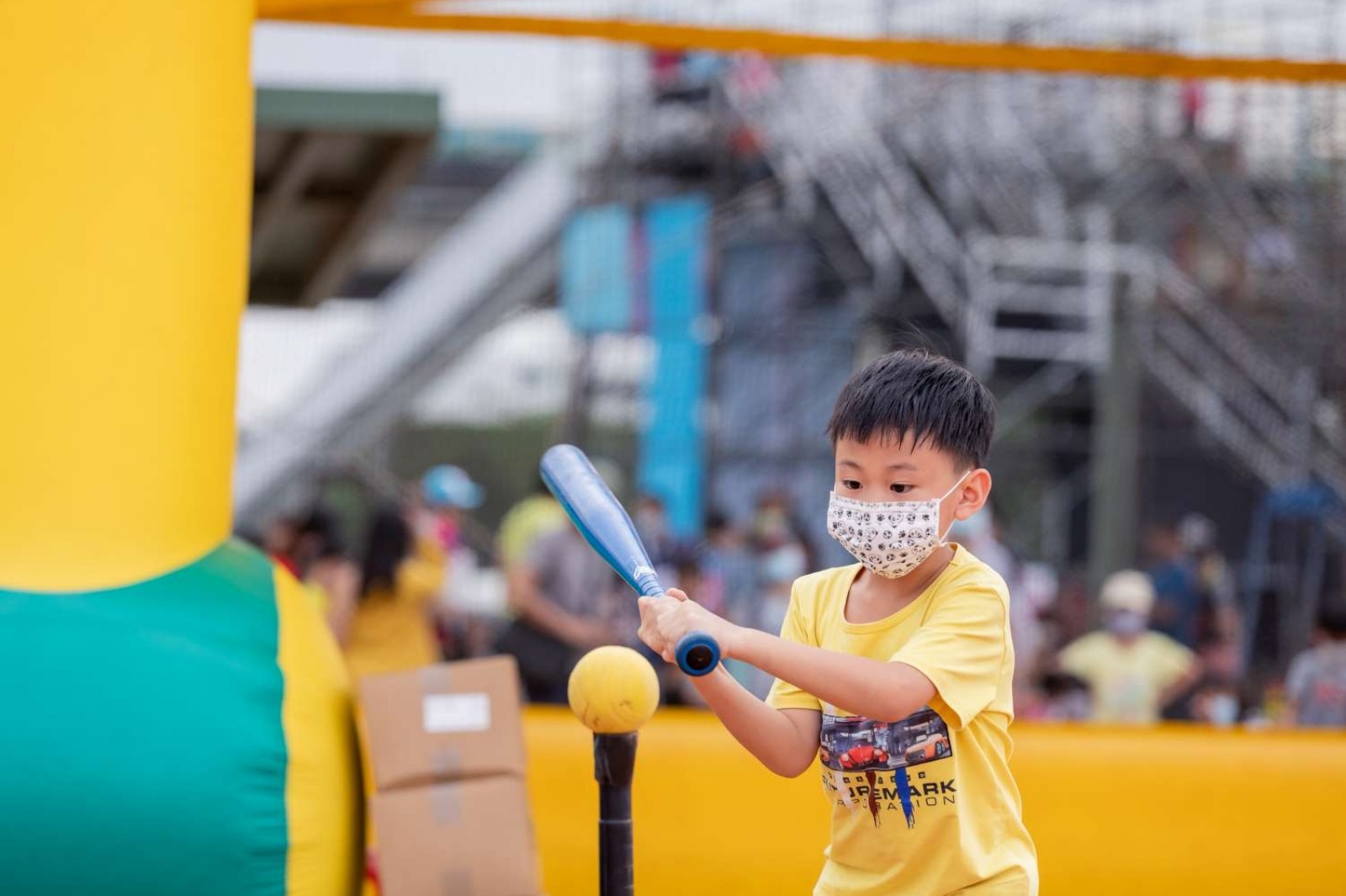 2022新竹市兒童藝術節  小朋友體驗棒球打擊