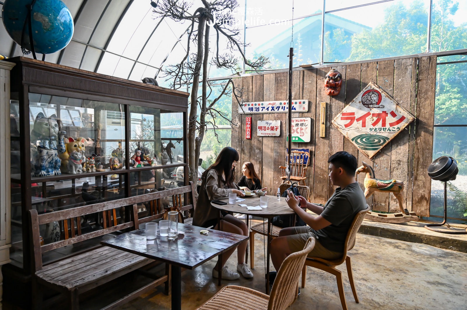 台北陽明山「Merci 裏山」溫室咖啡館 室內空間