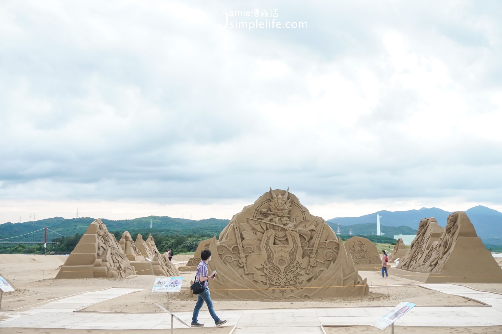 2022福隆沙雕藝術季「霹靂傳奇‧掌中天下」 沙雕作品 在福隆海水浴場