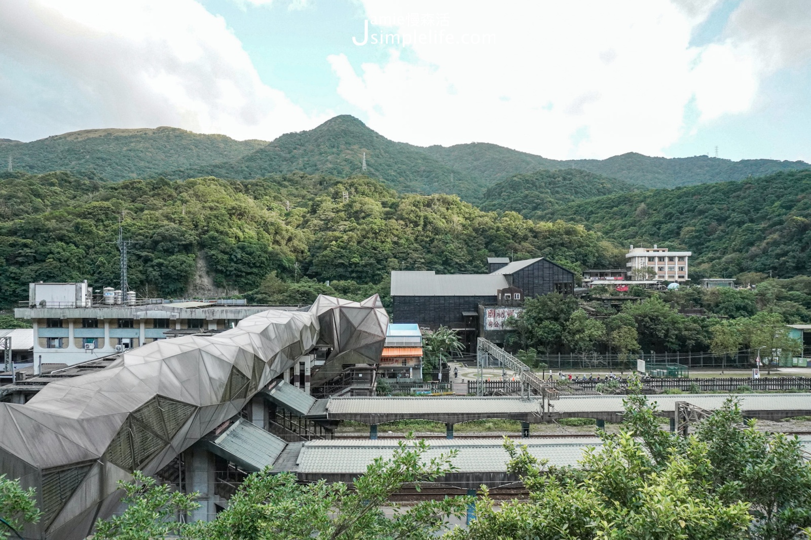 新北猴硐小鎮鐵道風景