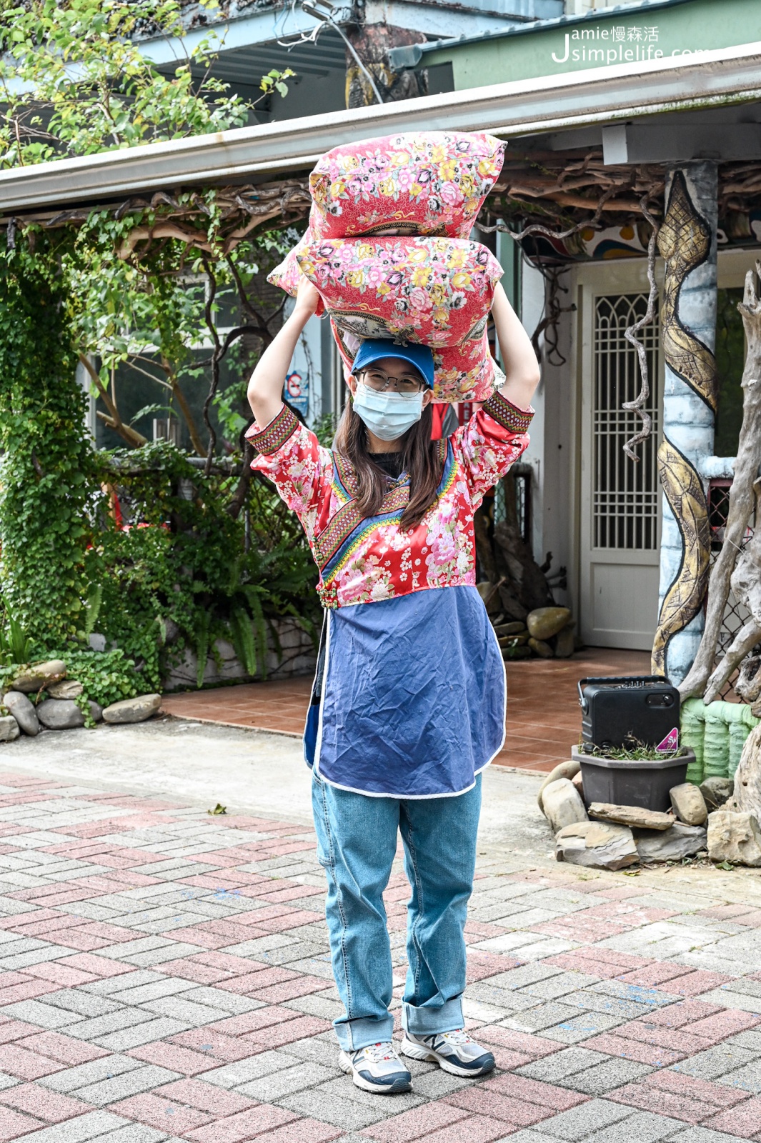 屏東恆春鎮 牡丹鄉 高士排灣族傳統婚禮的嫁妝棉被