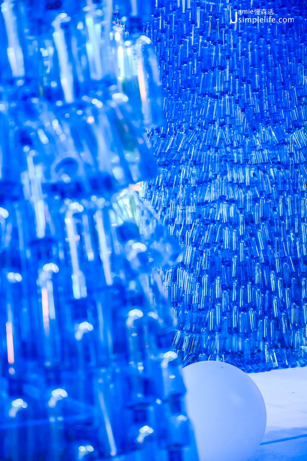 2022新北歡樂耶誕城 府中燈區 寶特瓶打造的裝置