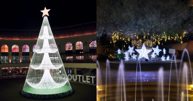 台中「麗寶耶誕新年城」18公尺聖誕樹、燈光秀登場