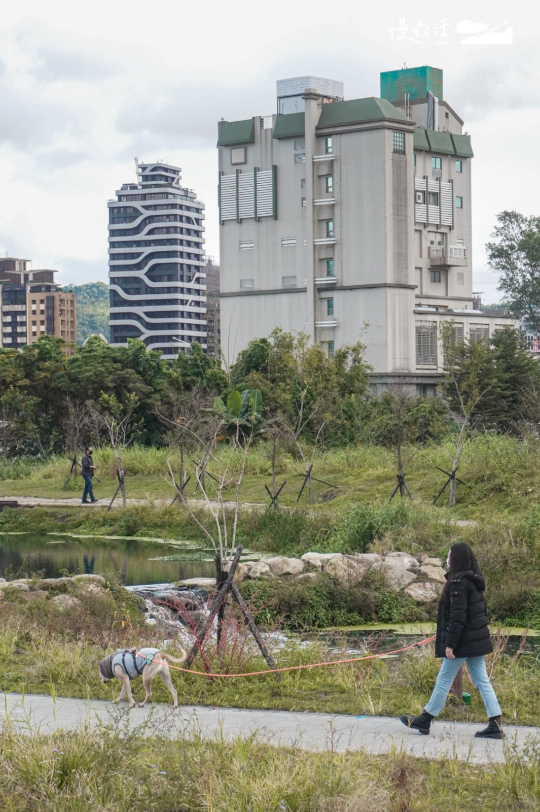 台北新景點 士林「雙溪濕地公園」園區適合遛毛小孩