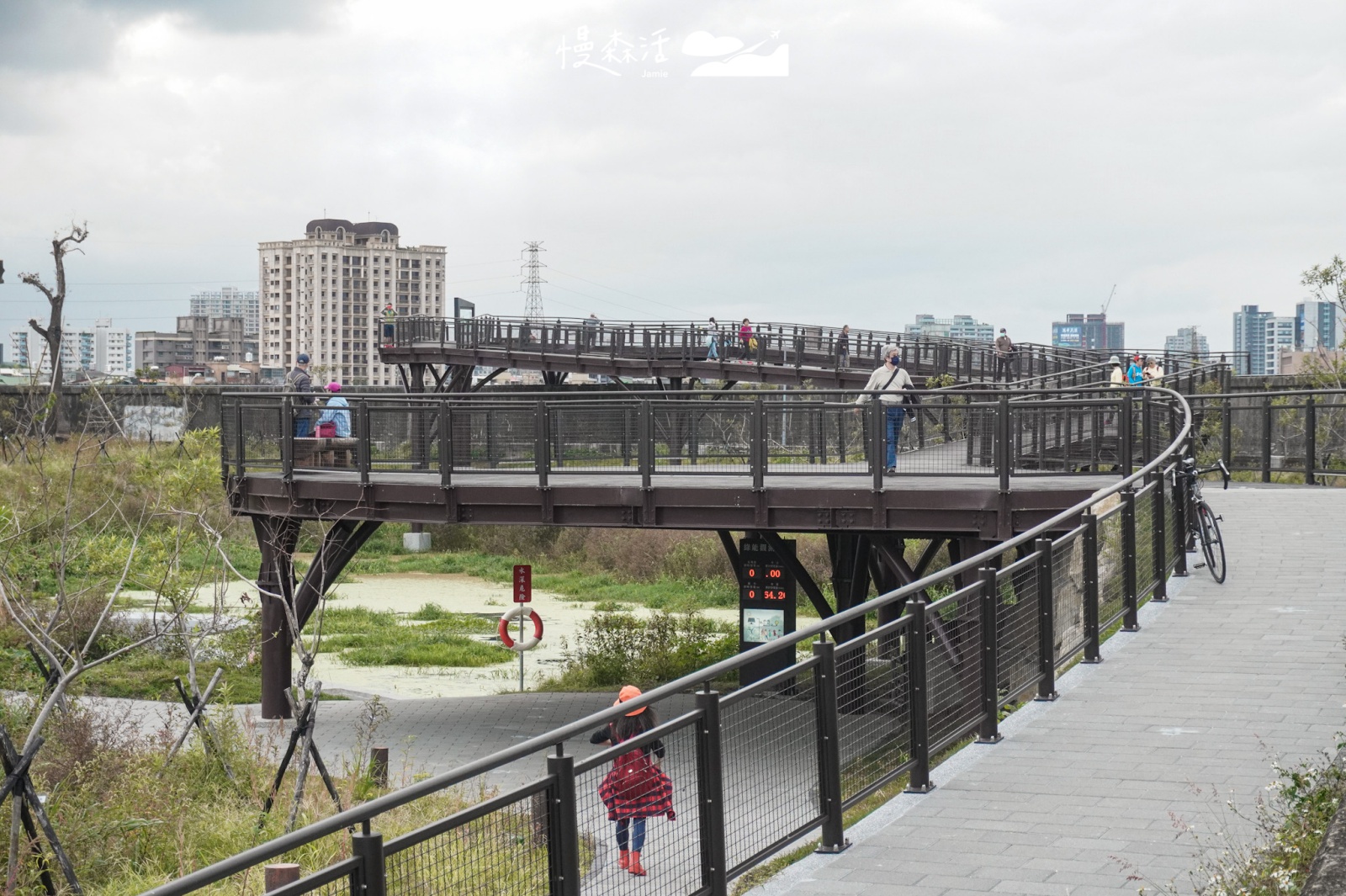台北新景點 士林「雙溪濕地公園」園區景觀平台