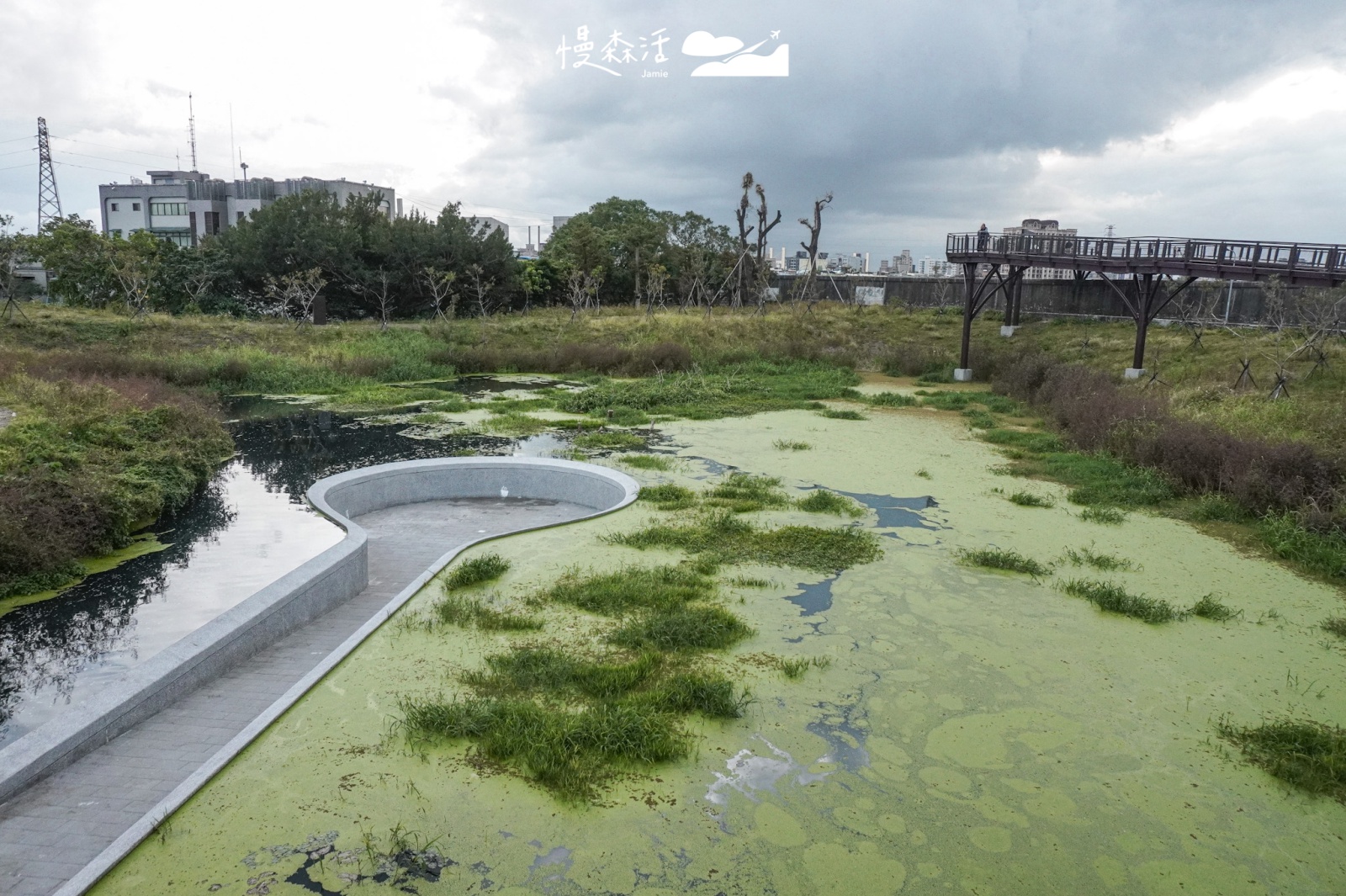 台北新景點 士林「雙溪濕地公園」園區水中佈道