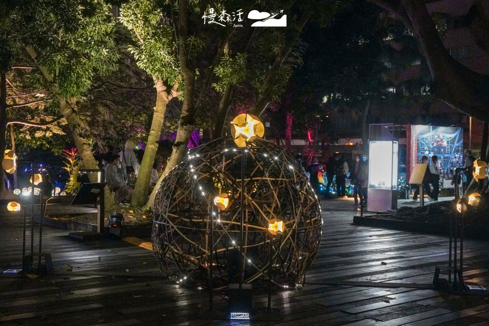 2023台灣燈會在台北「源展區」松山文創園區 作品：共響的月光