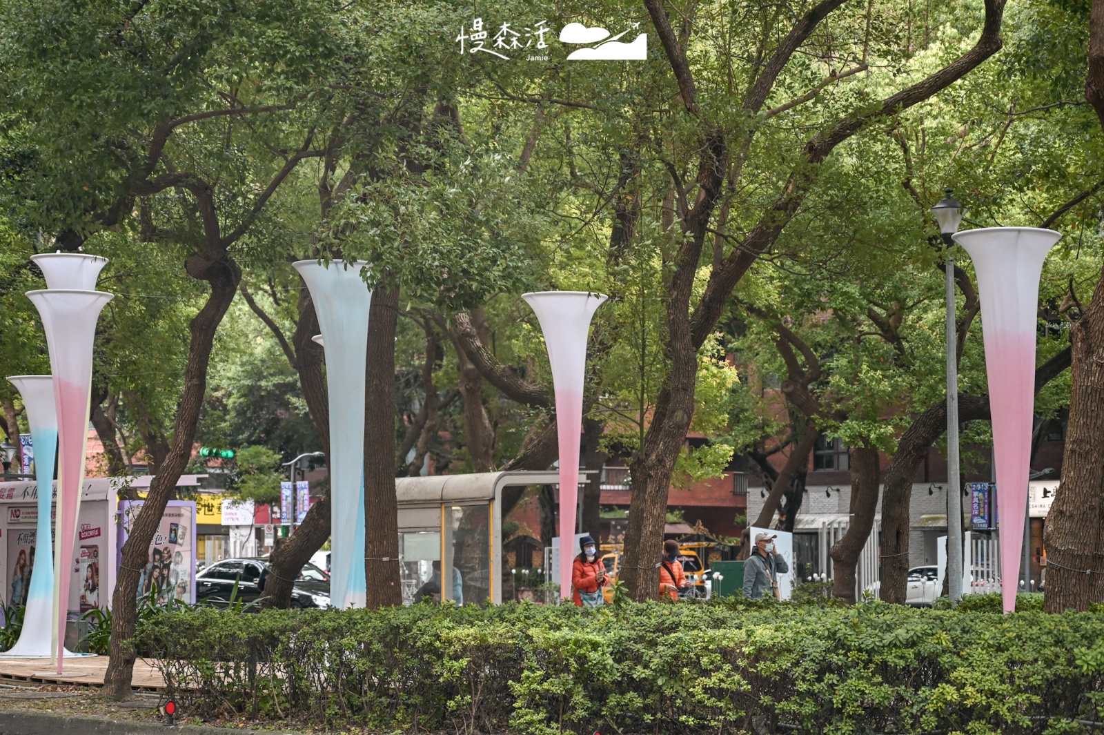 2023台灣燈會在台北「光展區」 作品「時間的瞬息」