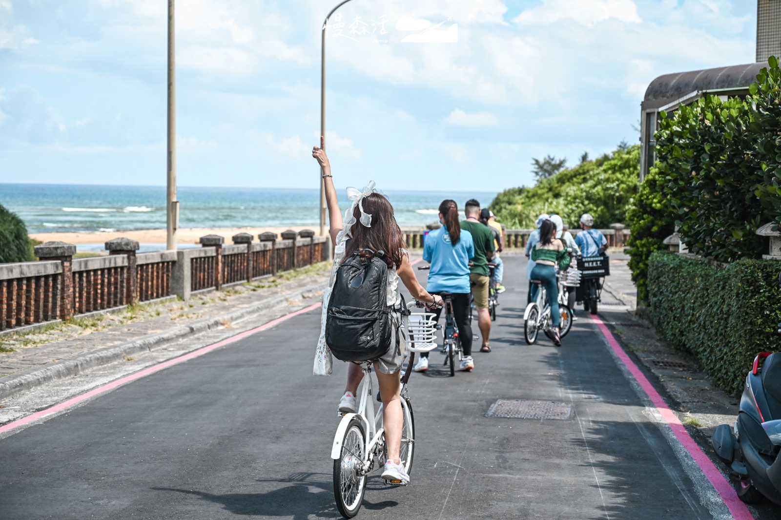 新北市貢寮區 前往桂蘭港漁村自行車道