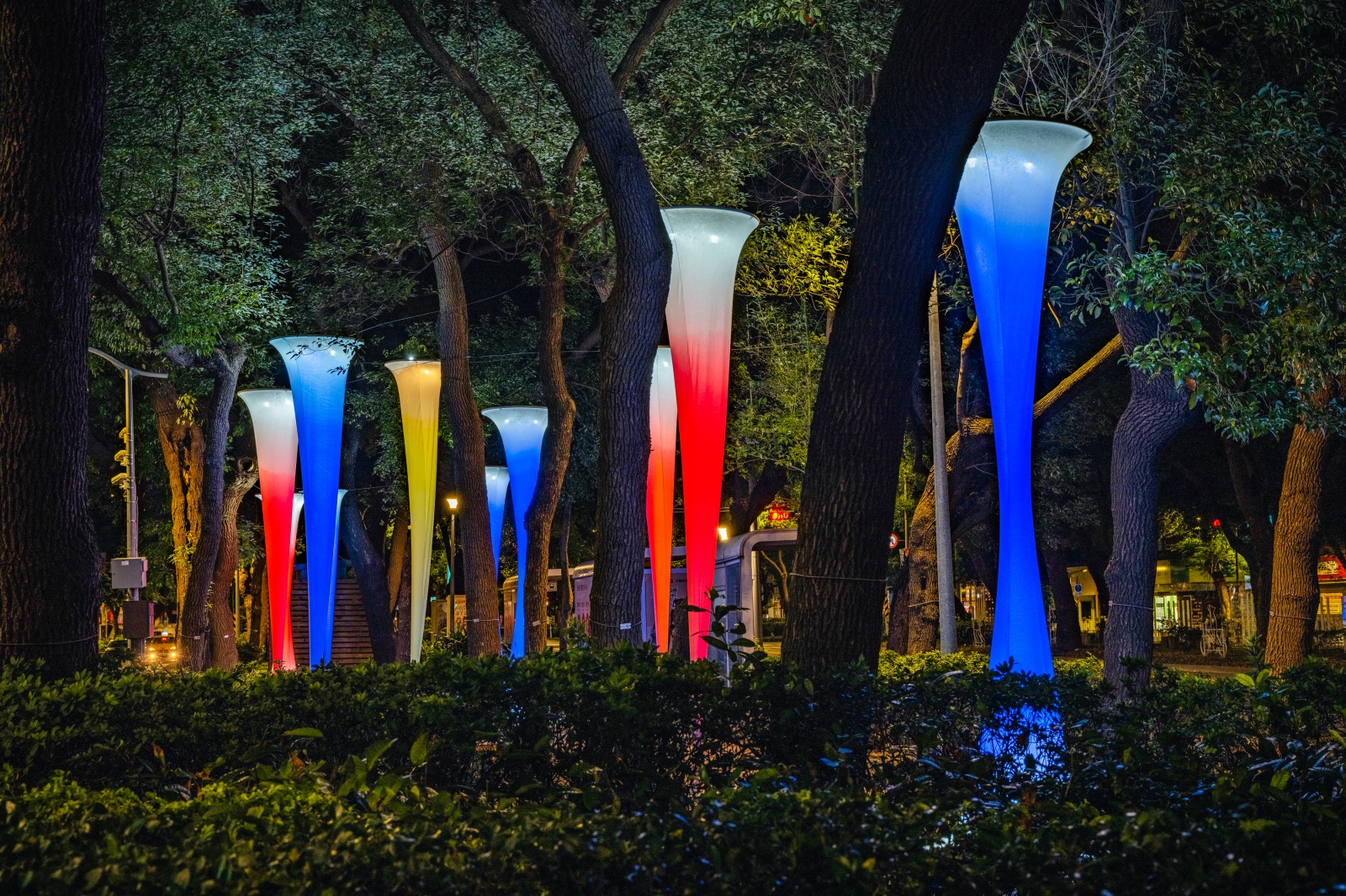 2023台灣燈會在台北「光展區」 作品「時間的瞬息」