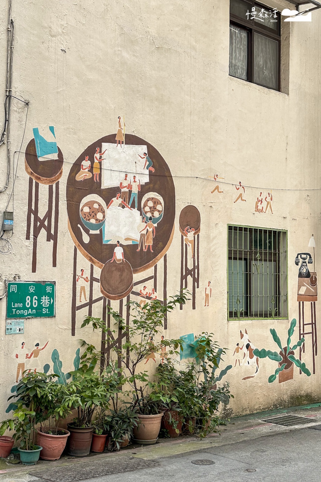 台北市中正區 同安街彩繪壁畫