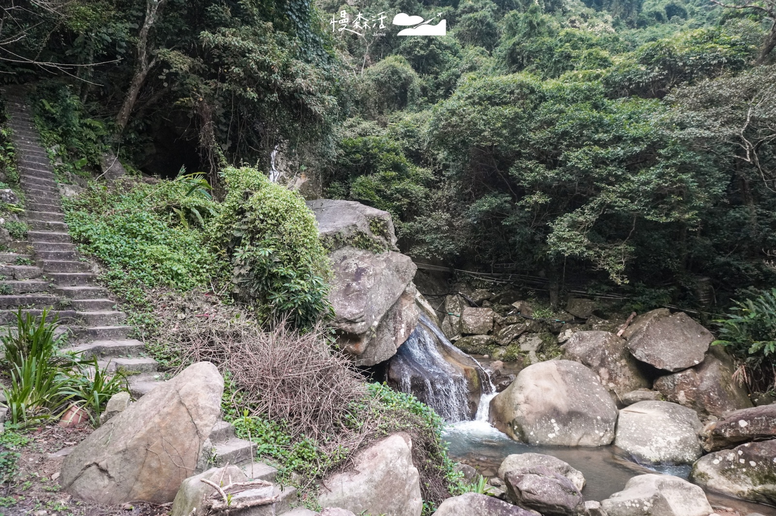 台北市內湖區 圓覺瀑布步道