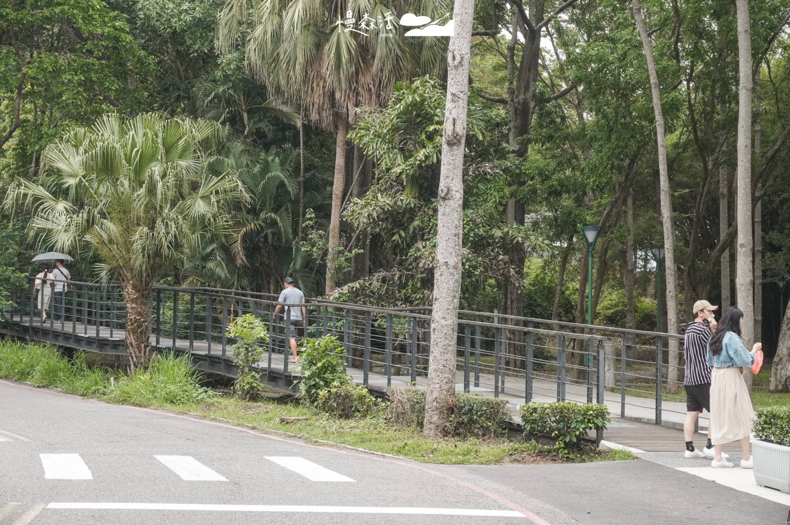 前往新竹市青草湖木棧步道