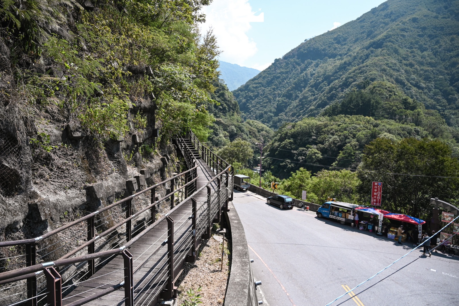 桃園復興區 拉拉山國家森林遊樂區 通往巴陵古道生態區