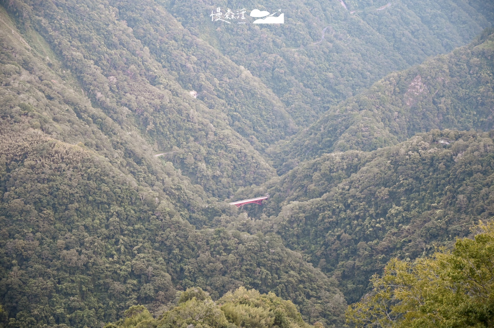 桃園復興區 拉拉山國家森林遊樂區 上巴陵景觀台