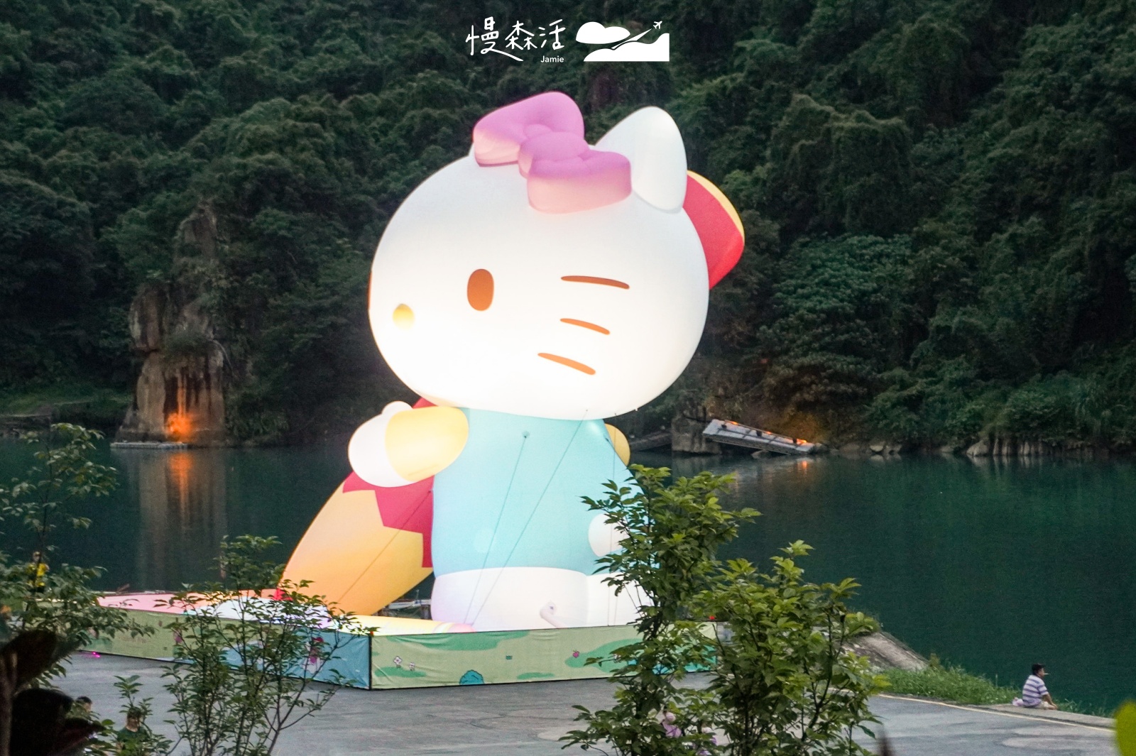 新北市新店區 2023碧潭地景藝術節「碧潭寫生趣！Colorful Bitan」Hello Kitty