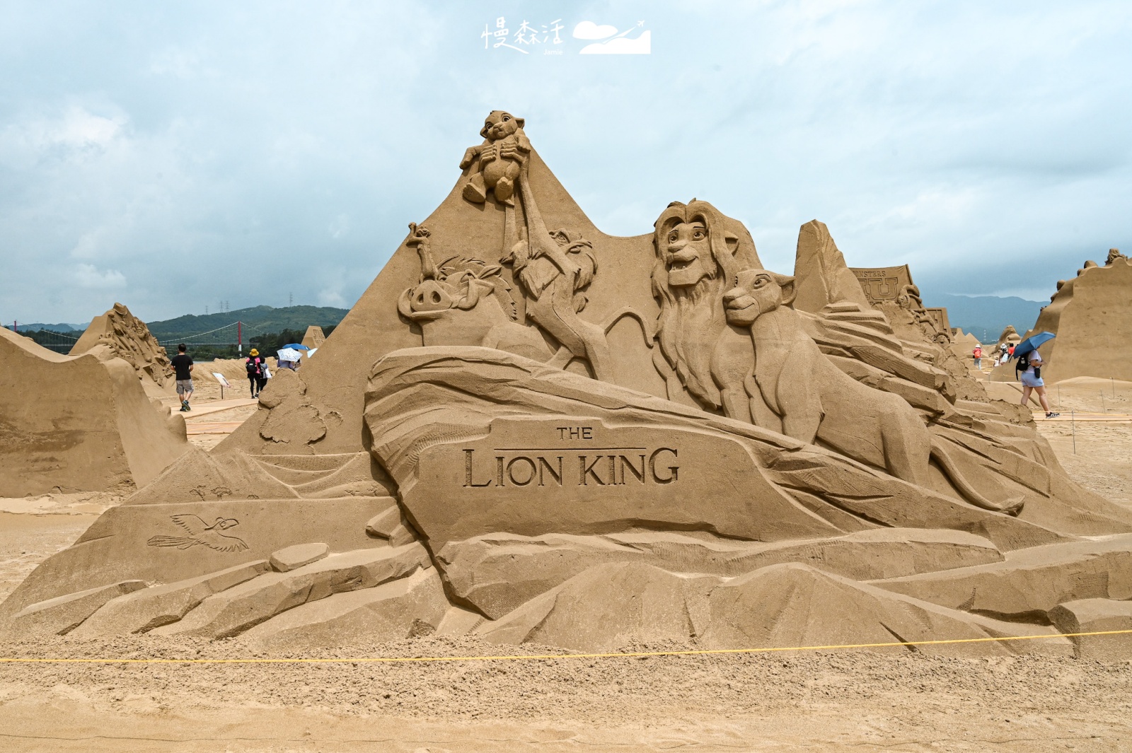 新北市福隆沙灘 2023福隆國際沙雕藝術季 迪士尼「獅子王」作品