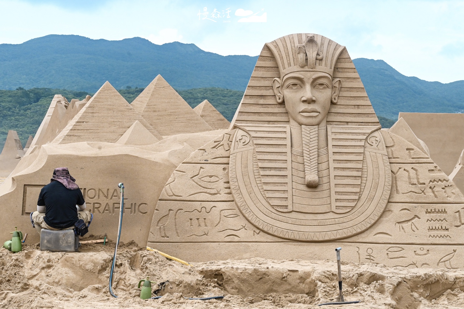 新北市福隆沙灘 2023福隆國際沙雕藝術季 國家地理木乃伊