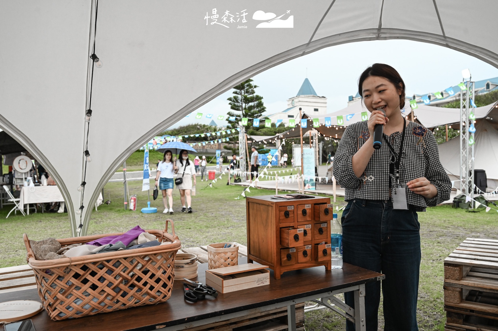 Fun放大東北角 福隆山海市集 杯墊手作體驗