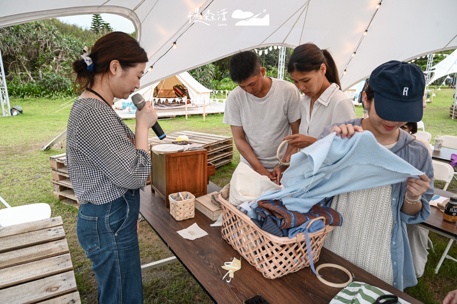 Fun放大東北角 福隆山海市集 杯墊手作體驗