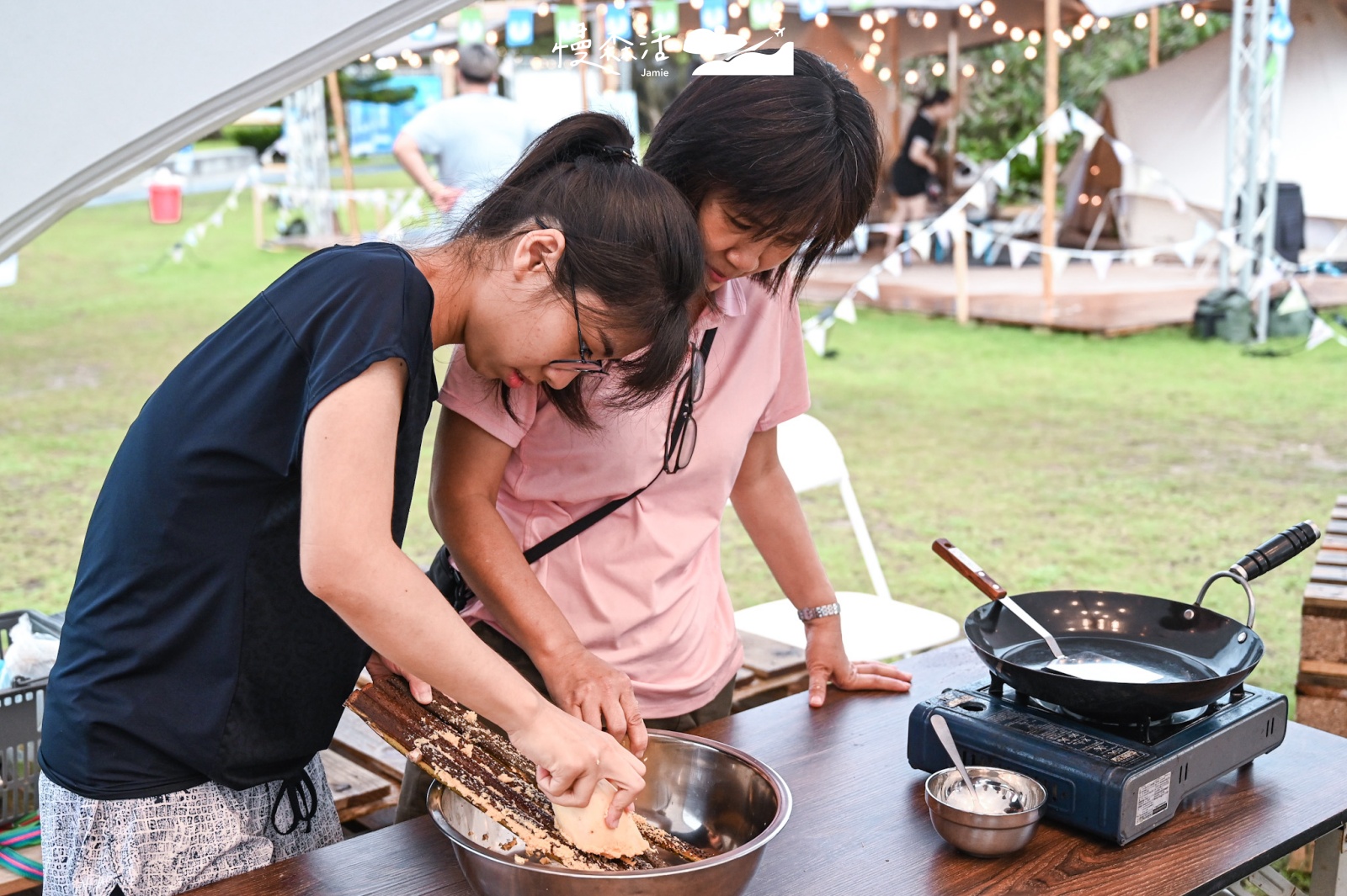 Fun放大東北角 福隆山海市集 蕃薯餅手作體驗