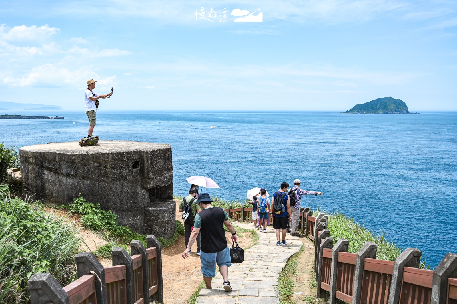 基隆望幽谷（忘憂谷）步道沿線海景與基隆嶼