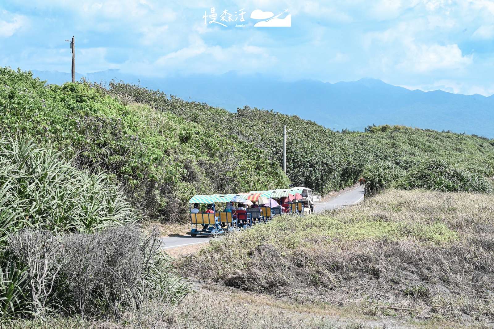 宜蘭壯圍鄉 大福觀海旭日平台旁自行車道