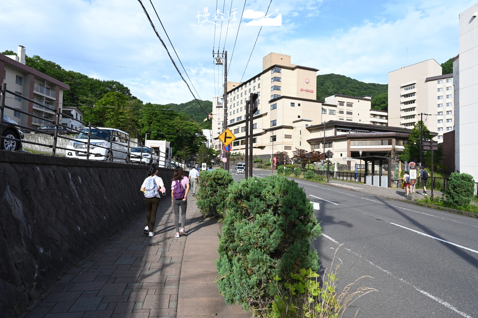 日本北海道登別市 登別溫泉街