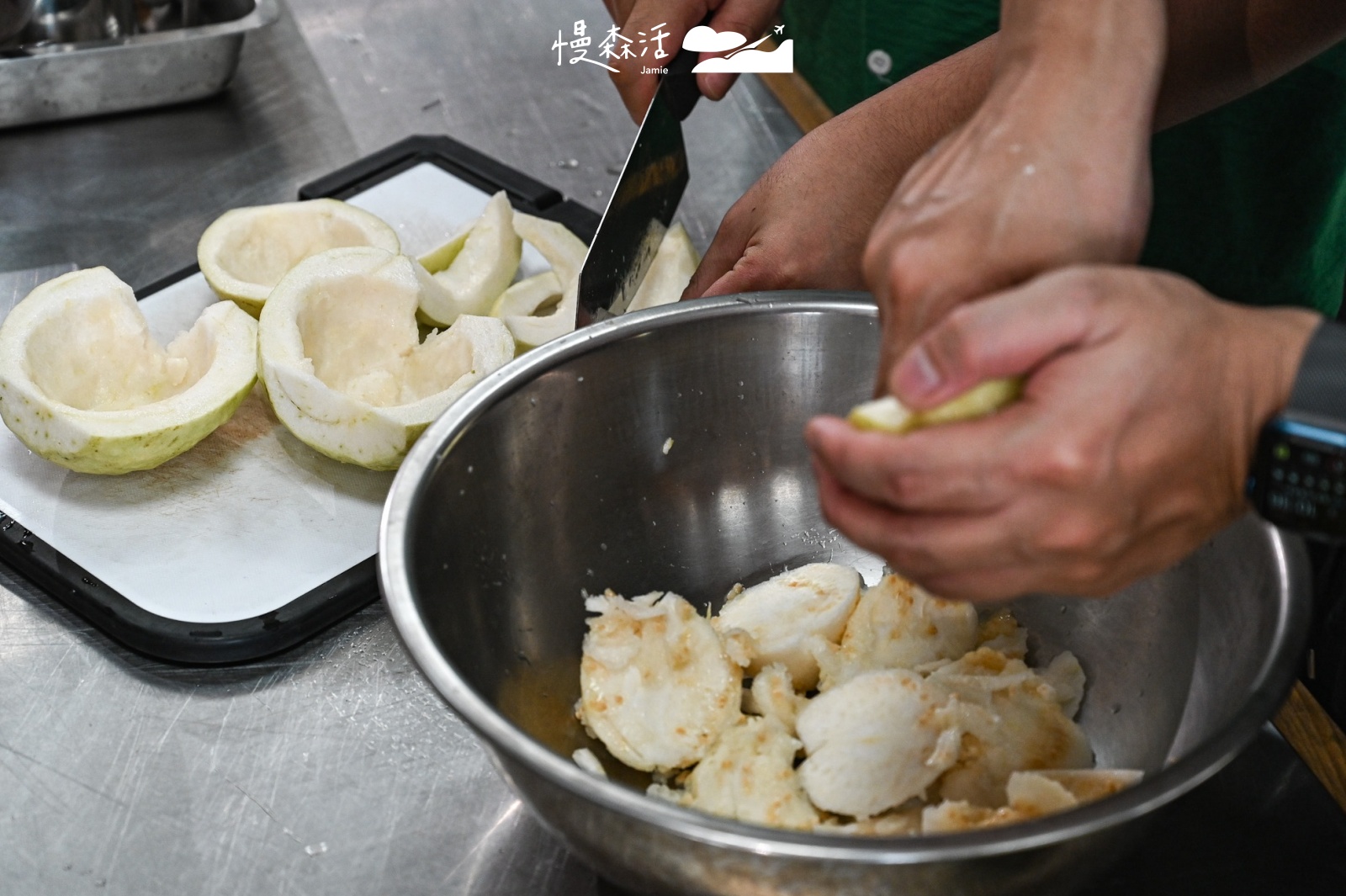 台東縣鹿野鄉 饗嚮台東體驗盒子農夫 製作芭樂果醬