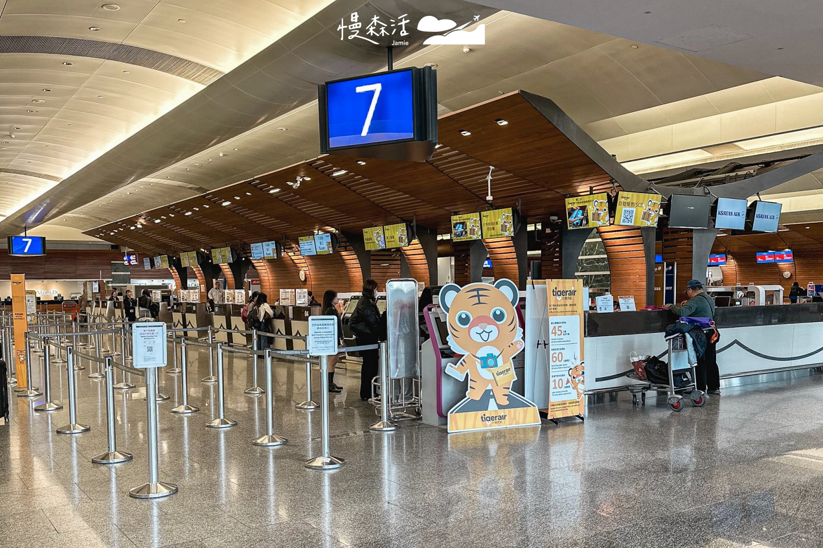 台灣虎航Tigerair Taiwan 辦理登機櫃台