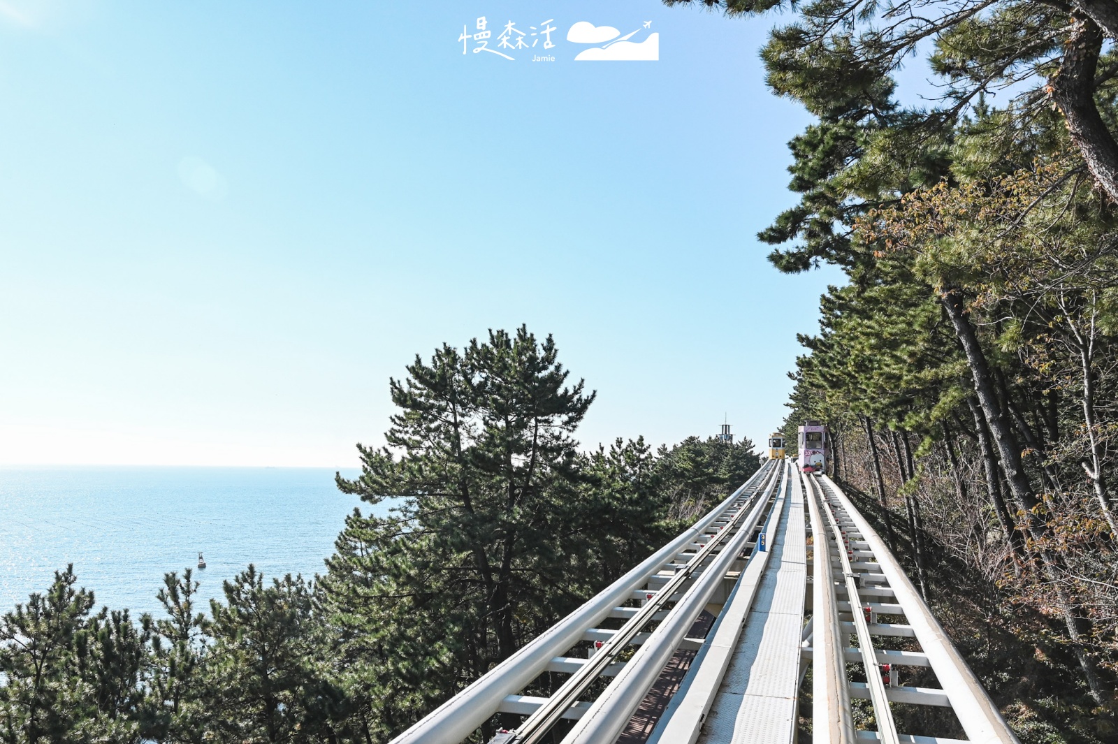 韓國釜山 海雲台藍線公園Blueline Park 天空膠囊列車