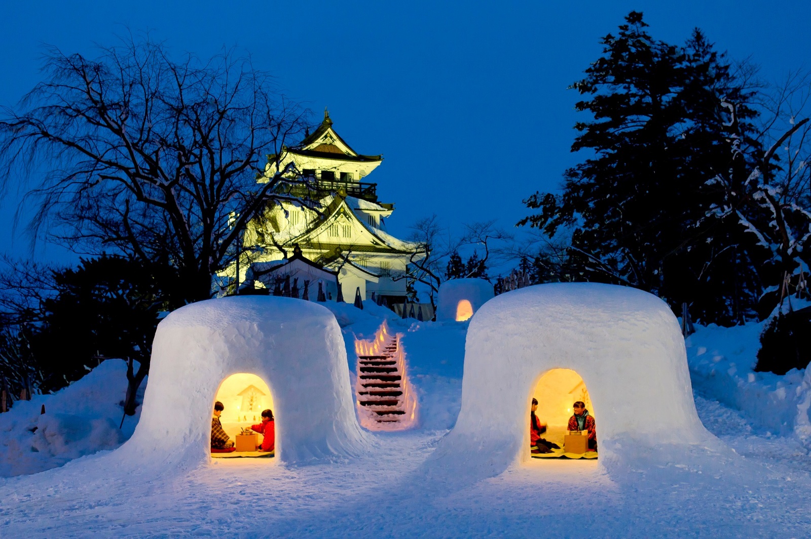 日本最北邊秋田縣 雪屋祭