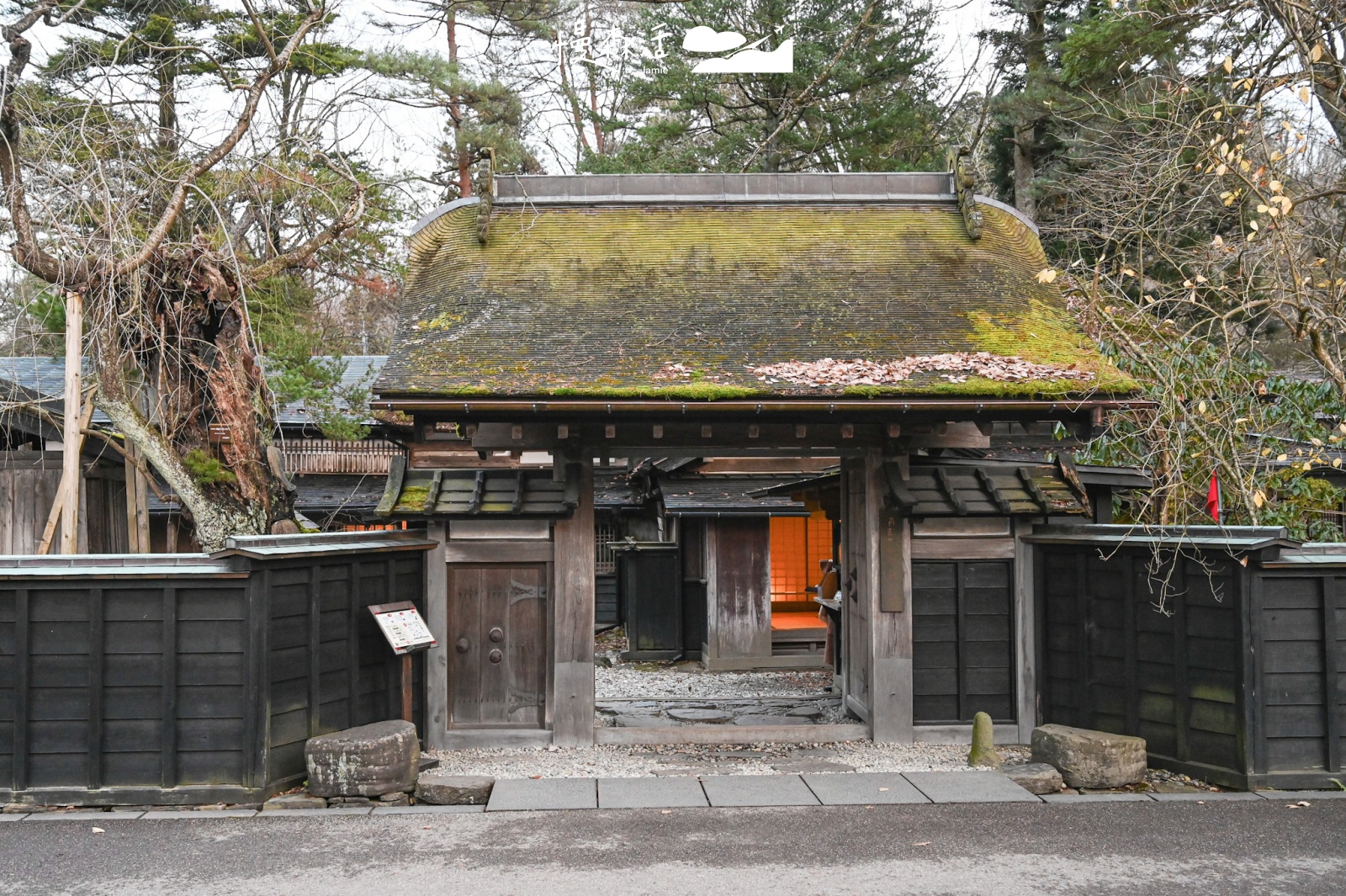 日本秋田縣 角館町武家屋敷 角館歷史村 青柳家 藥醫門