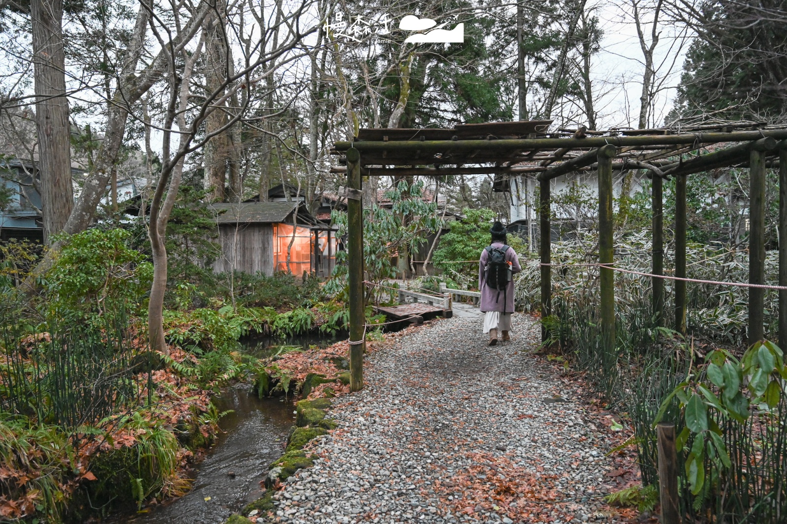 日本秋田縣 角館町武家屋敷 角館歷史村 青柳家 庭院