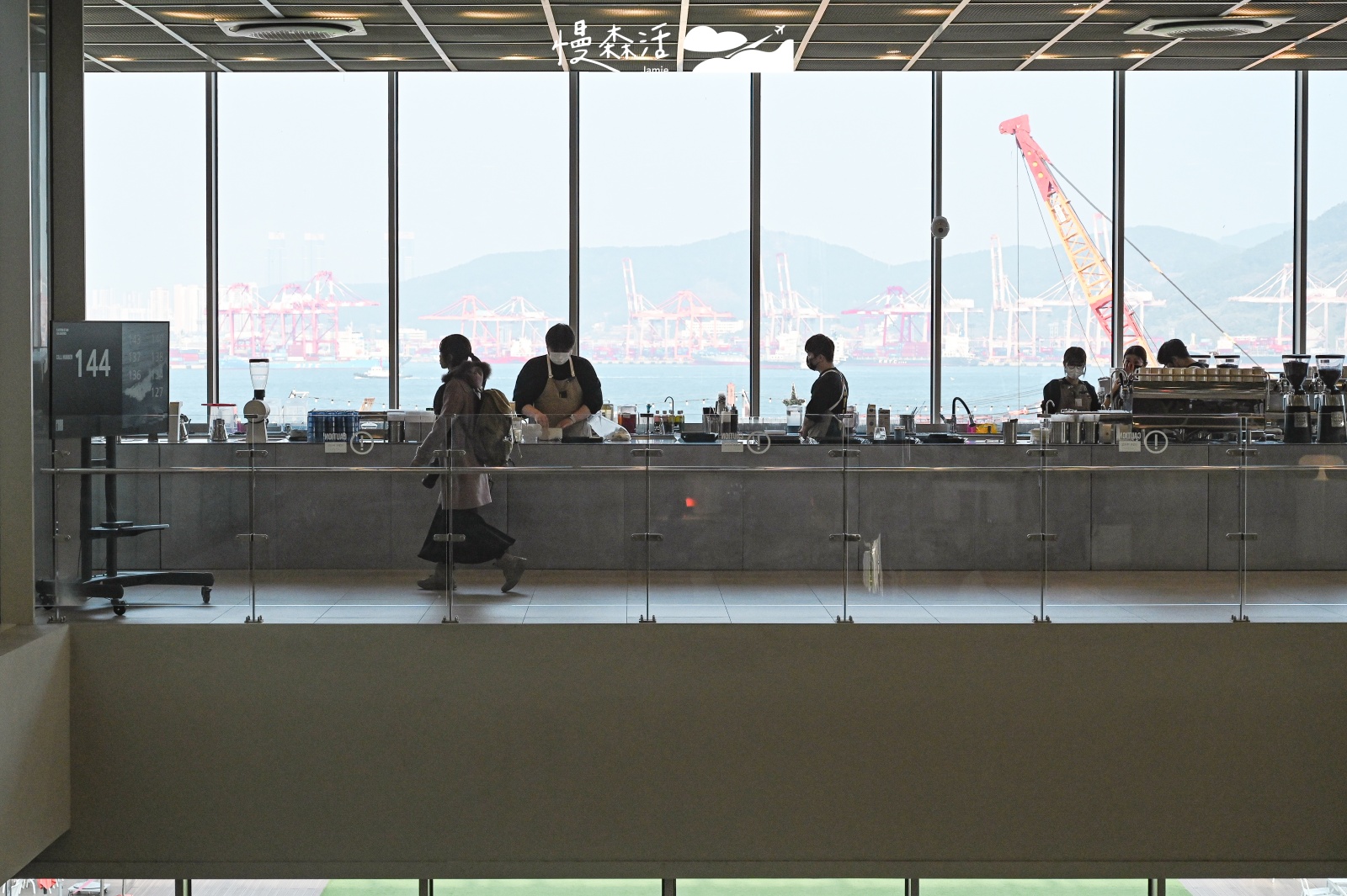 韓國釜山新看海咖啡館！P.ARK玻璃屋空間吃甜點配咖啡 