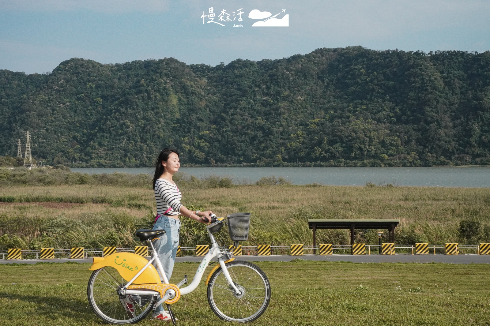 新北鶯歌山水步道！騎Ubike沿自行車道瀏覽鳶山堰湖色山光